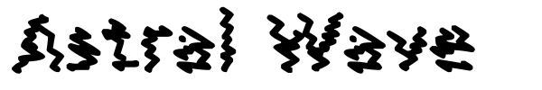 Astral Wave font preview
